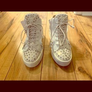 Giuseppe Zanotti sneaker with Swarovski crystals